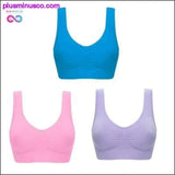 Plus Minus Co 3pcs Sexy Seamless Bra bras For Women No Pad Plus Pize Push, view 4