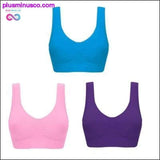 Plus Minus Co 3pcs Sexy Seamless Bra bras For Women No Pad Plus Pize Push, view 5