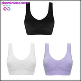 Plus Minus Co 3pcs Sexy Seamless Bra bras For Women No Pad Plus Pize Push, view 6