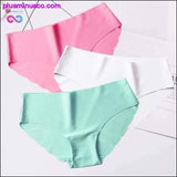 Plus Minus Co 3pcs/lot Sexy Panties For Women Briefs Set Seamless Lingerie, view 3