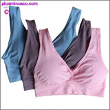 Plus Minus Co 3pcs/set sexy genie bra With Pads Seamless push up bra plus, view 3