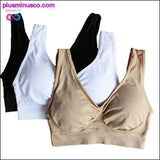 Plus Minus Co 3pcs/set sexy genie bra With Pads Seamless push up bra plus, view 4