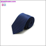 Plus Minus Co 46 Color Sale 7CM Men Ties Polyester Stain Stripes Polka, view 5