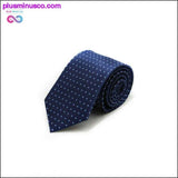 Plus Minus Co 46 Color Sale 7CM Men Ties Polyester Stain Stripes Polka, view 5