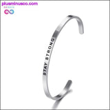 Plus Minus Co 4mm Fashion Inspirational Bracelet Bangle "Love, view 4