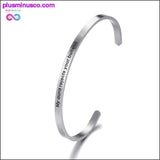 Plus Minus Co 4mm Fashion Inspirational Bracelet Bangle "Love, view 5