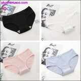 Plus Minus Co 4pcs Breathable Cotton Underwear With Plus Sizes Available, view 2