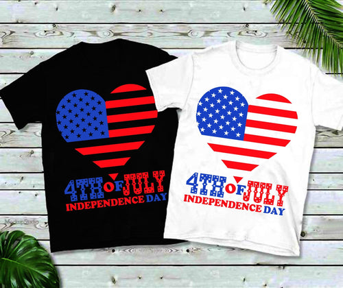 Plus Minus Co 4th Of July , Independence Day , Heart American Flag T-Shirts,Fourth Of July Shirt,Patriotic Shirt,Independence Day Shirts,Patriotic Family