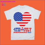 Plus Minus Co 4th of July | Independence Day | Heart American Flag, view 2