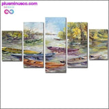 Plus Minus Co 5 Piece Canvas Painting Monet Style Wall Art Picture Oil, view 2