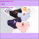 Plus Minus Co 5Pcs/lot New Panties Women Underwear Cotton Briefs Seamless, view 4