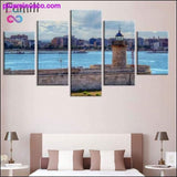 Plus Minus Co 5Pcs/set Tuscany Italy Meadows flowers nature landscape, view 3
