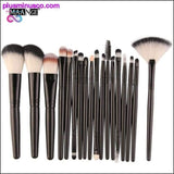 Plus Minus Co 6/15/18Pcs Beauty Makeup Brushes Tool Set for Powder, Eye, view 4