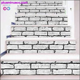 Plus Minus Co 6pcs/set 3D Waterfall Stairs Sticker Risers Mural Sunset, view 5