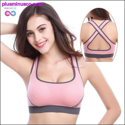 Plus Minus Co 7 colors High Stretch Breathable Sports Bra Top Fitness