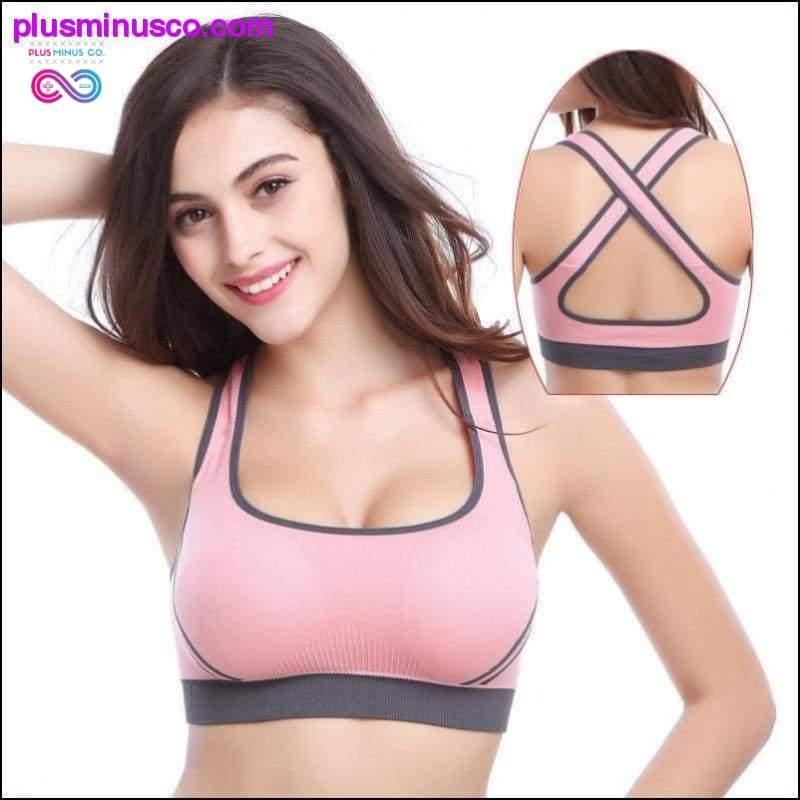 Plus Minus Co 7 colors High Stretch Breathable Sports Bra Top Fitness
