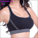 Plus Minus Co 7 colors High Stretch Breathable Sports Bra Top Fitness, view 4