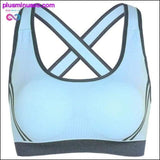 Plus Minus Co 7 colors High Stretch Breathable Sports Bra Top Fitness, view 6