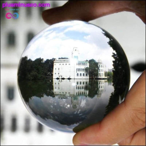 Plus Minus Co 70mm Rare Clear Asian Quartz feng shui Crystal Ball for Good