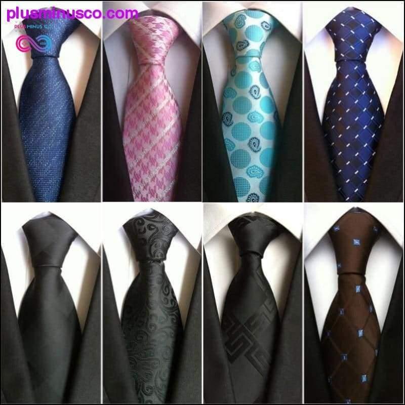 Plus Minus Co 8 CM Classic 100% Silk Floral Polka Dots Men Tie ||