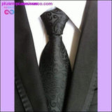 Plus Minus Co 8 CM Classic 100% Silk Floral Polka Dots Men Tie ||, view 3