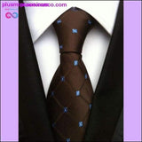 Plus Minus Co 8 CM Classic 100% Silk Floral Polka Dots Men Tie ||, view 6