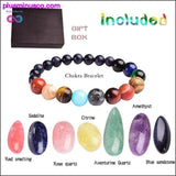 Plus Minus Co 8pcs Natural crystal original stone seven Chakra Healing, view 2