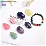 Plus Minus Co 8pcs Natural crystal original stone seven Chakra Healing, view 4