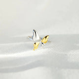 Plus Minus Co 925 Sterling Silver Butterfly Ring, view 4