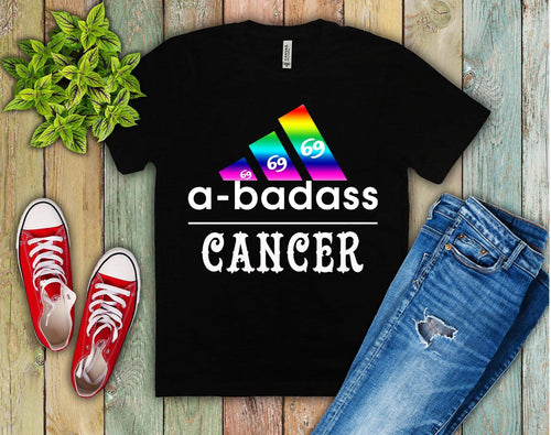 Plus Minus Co A-Badass Cancer Shirt, Cancer Zodiac tshirt, Funny Cancer Shirt, Retro Cancer Horoscope T-shirt, July Birthday Shirt, Cancer Zodiac Gifts