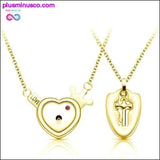 Plus Minus Co A Couple Lovers Jewelry Love Heart Lock Bracelet Stainless, view 6
