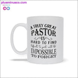 Plus Minus Co A Truly Great Pastor is Hard to Find Coffee Mugs, Pastor Appreciation ,Pastor Gift Religious, pastor anniversary Holiday, view 2