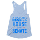 Plus Minus Co A Woman'S Place Is In The House And The Senate Tank Tops, view 2
