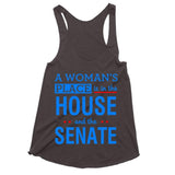 Plus Minus Co A Woman'S Place Is In The House And The Senate Tank Tops, view 3