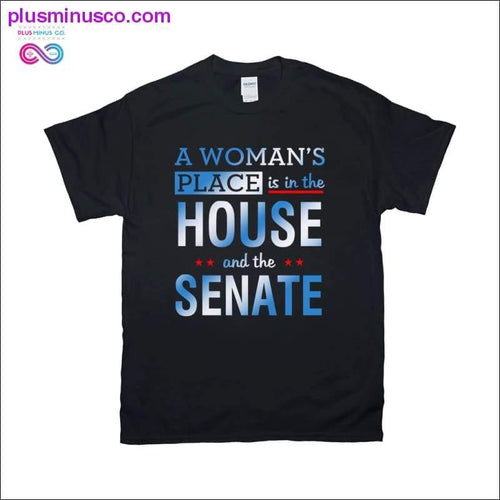 Plus Minus Co A Woman's place is in the House and the Senate Black