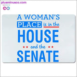Plus Minus Co A woman's place is in the house and the Senate Desk Mats, view 3