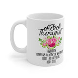 Plus Minus Co Aba Therapist Because Badass Miracle Worker Isn't Official Job Title Mugs, view 3