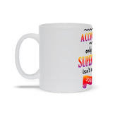 Plus Minus Co Accountant Only Because Superwoman Isn'T An Actual Job Title Mugs, CPA Gift Ideas, CPA Novelty Mugs, Accountant Mug, view 3