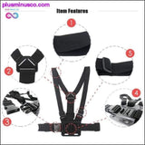Plus Minus Co Action Camera Chest Harness Strap On || plusminusco.com, view 4