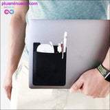 Plus Minus Co Adhesive Laptop Back Storage Bag Mouse Digital Hard Drive, view 3