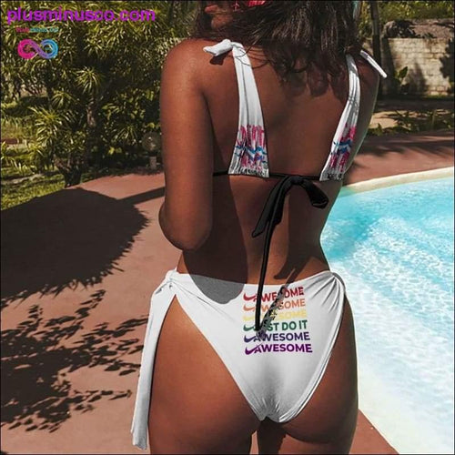 Plus Minus Co Adjustable Strap Bikini: Awesome, just do it and catch the