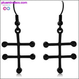 Plus Minus Co Alcohol Chemical Molecule Structure Earrings, view 2