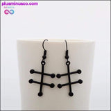 Plus Minus Co Alcohol Chemical Molecule Structure Earrings, view 4