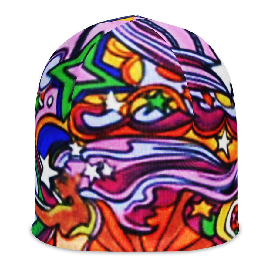 Plus Minus Co All-Over Print Beanie