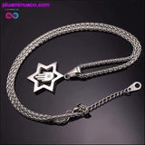 Plus Minus Co AlphaMan Star of David With Hamsa Hand Unisex Necklace, view 6
