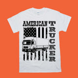 Plus Minus Co American Trucker | American Flag T-Shirts, view 2
