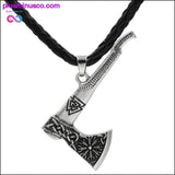 Plus Minus Co Amulet Viking Necklace and Axe Pendant - Unique Jewelry for, view 2