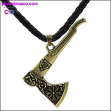 Plus Minus Co Amulet Viking Necklace and Axe Pendant - Unique Jewelry for, view 4