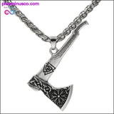 Plus Minus Co Amulet Viking Necklace and Axe Pendant - Unique Jewelry for, view 5