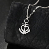 Plus Minus Co Anchor Necklace - Perfect gift for best friend, soulmate,, view 3